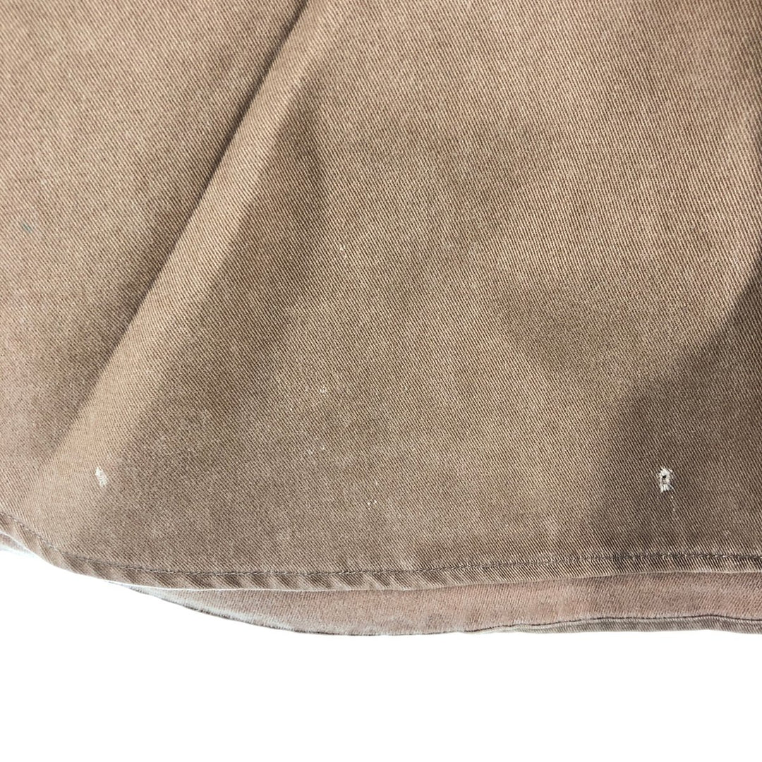 Carhartt Long Sleeve Button Down Work Shirt Men's XL cotton brown type Vintage Second Hand