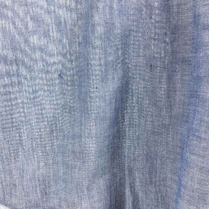 Vintage 1980'S Osh Kosh long-sleeved work shirt, men's size XL unclear blue type Vintage Second Hand
