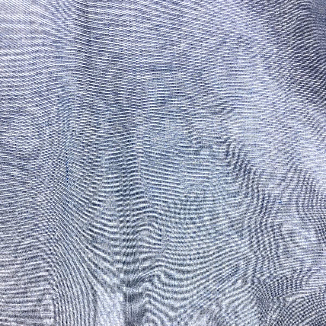 Vintage 1980'S Osh Kosh long-sleeved work shirt, men's size XL unclear blue type Vintage Second Hand