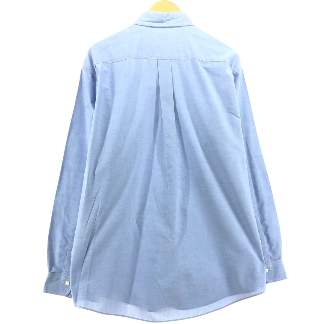 Brooks Brothers 346 long sleeve cotton shirt, men's size L Supima Cotton Blue type light blue Vintage Second Hand