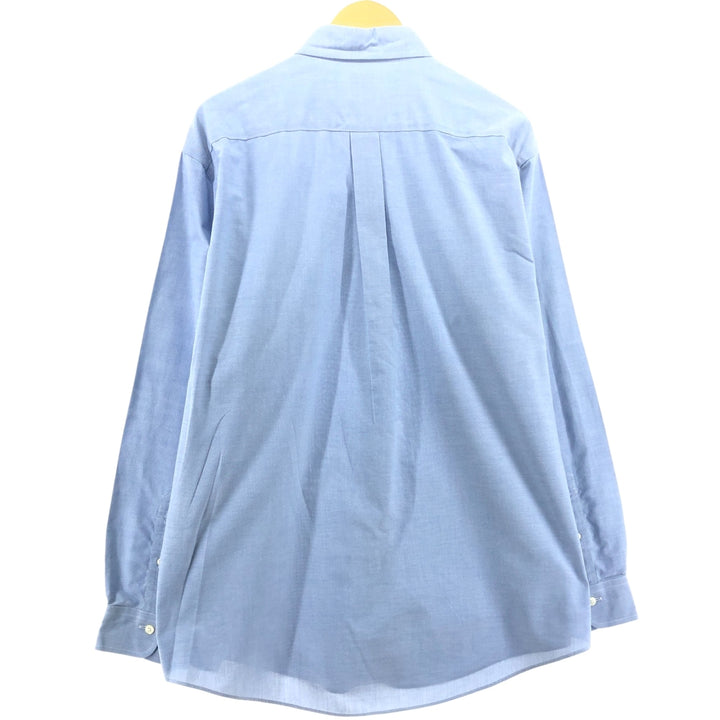 Brooks Brothers 346 long sleeve cotton shirt, men's size L Supima Cotton Blue type light blue Vintage Second Hand