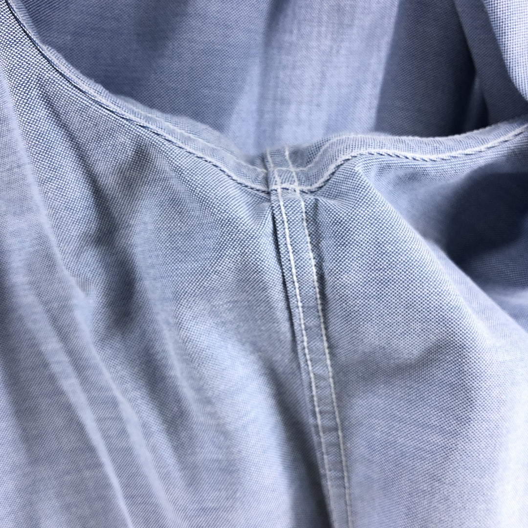Brooks Brothers 346 long sleeve cotton shirt, men's size L Supima Cotton Blue type light blue Vintage Second Hand