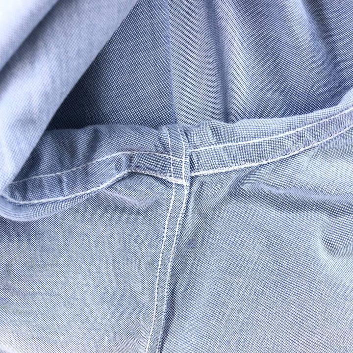 Brooks Brothers 346 long sleeve cotton shirt, men's size L Supima Cotton Blue type light blue Vintage Second Hand