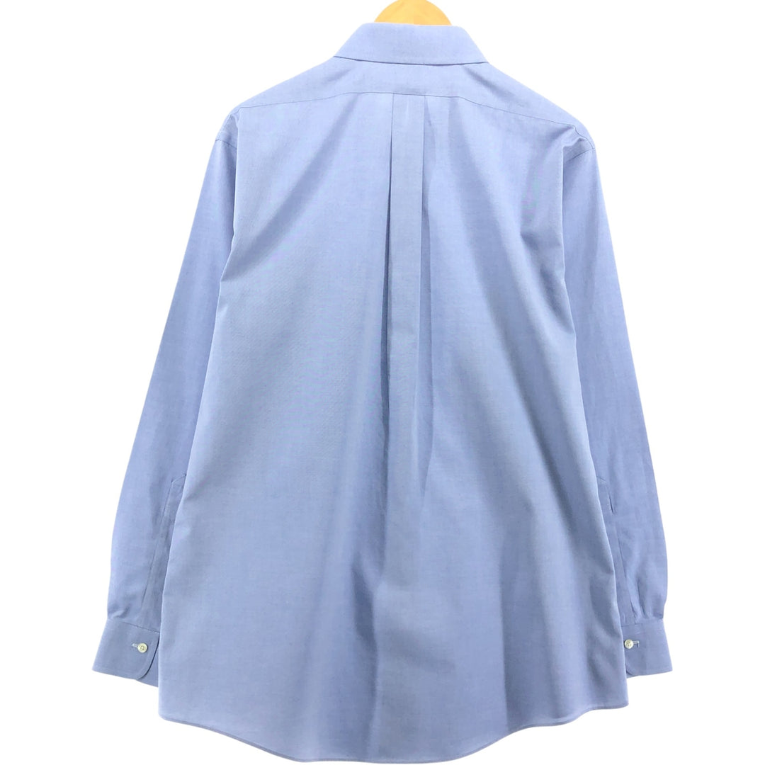 Brooks Brothers 346 long sleeve cotton shirt, men's size L cotton Blue type light blue Vintage Second Hand