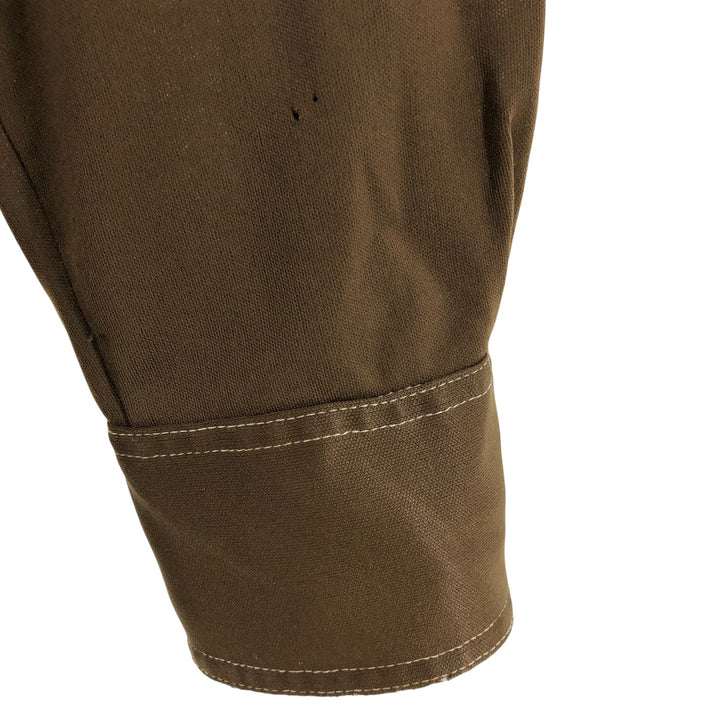 70s~80'S Richman Brothers Richman BROTHERS Long Sleeve Poly Shirt Box Shirt Men's L Size Vintage polyester brown type Vintage Second Hand