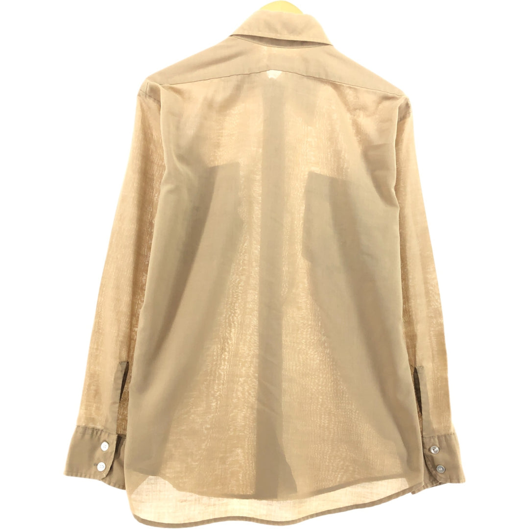 70's Levi's long sleeve shirt, men's size L, vintage unclear Beige type Vintage Second Hand