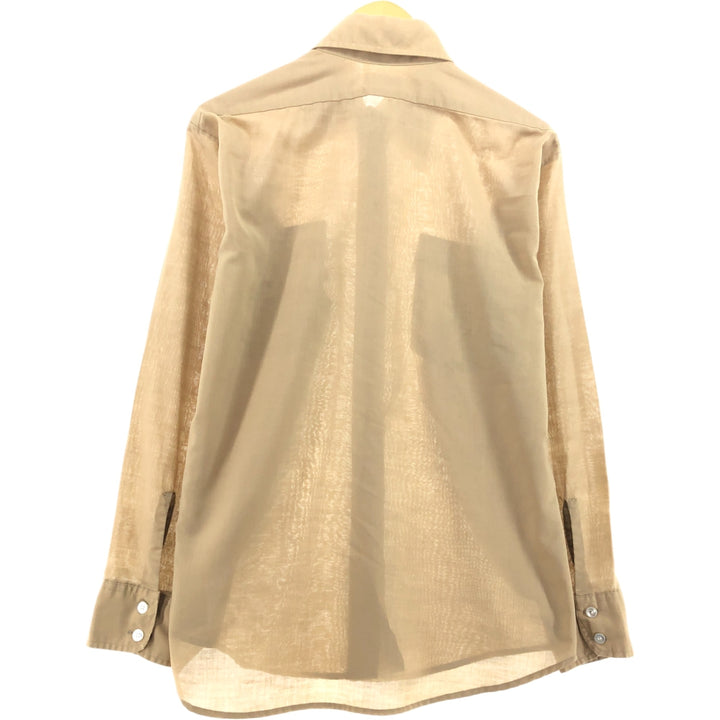 70's Levi's long sleeve shirt, men's size L, vintage unclear Beige type Vintage Second Hand