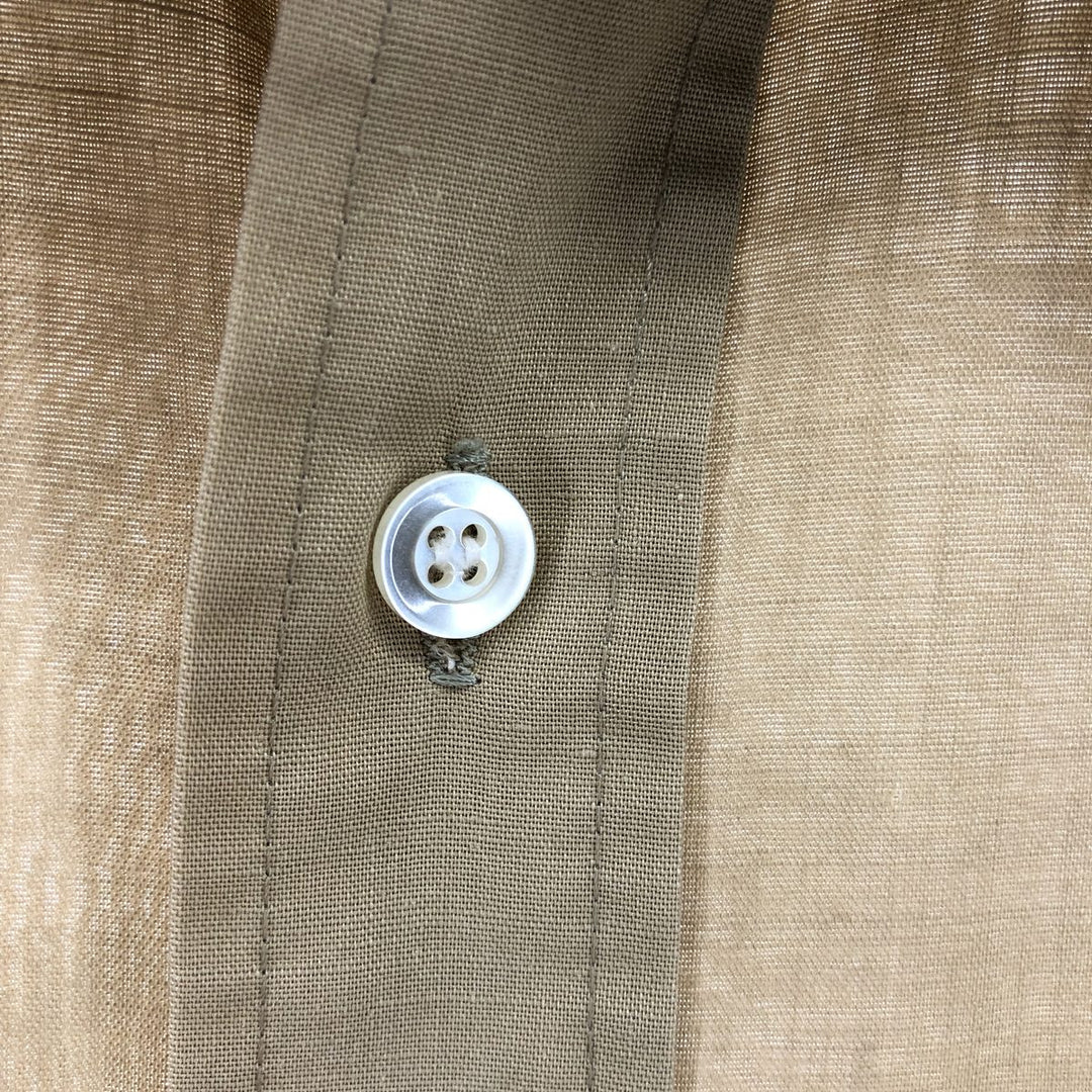70's Levi's long sleeve shirt, men's size L, vintage unclear Beige type Vintage Second Hand