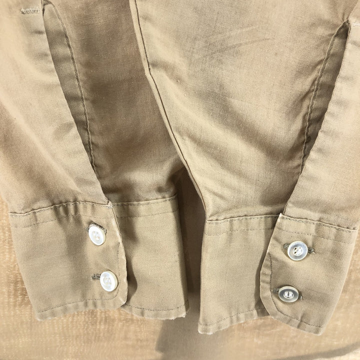 70's Levi's long sleeve shirt, men's size L, vintage unclear Beige type Vintage Second Hand