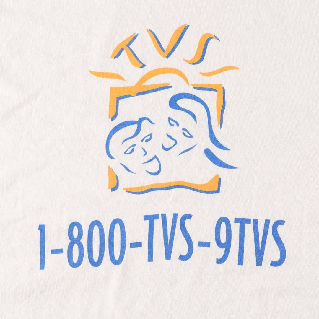 90'S Fruit of the Loom Advertising T-shirt Made in USA Men's XL Vintage cotton white type Vintage Second Hand