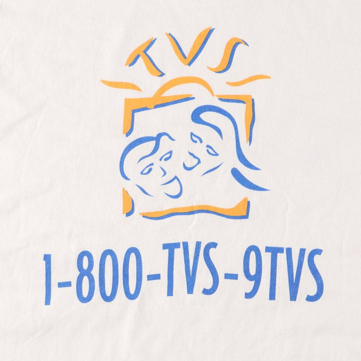 90'S Fruit of the Loom Advertising T-shirt Made in USA Men's XL Vintage cotton white type Vintage Second Hand