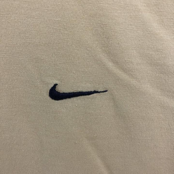 90'S Nike Logo T-shirt, Men's XL size, Vintage cotton unbleached Vintage Second Hand