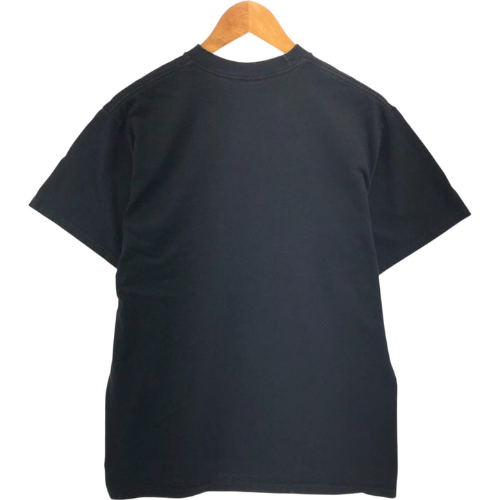 00s~ STUSSY Skull Pattern Surf Skate T-shirt Men's M size cotton black type Vintage Second Hand