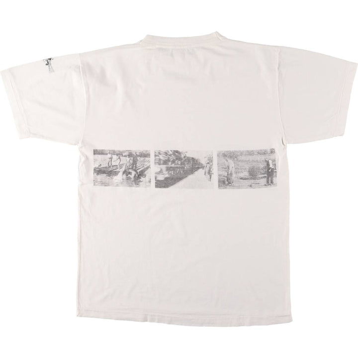 US STYLE INSTITUT LUMIERE Photo T-shirt Men's XL Vintage cotton white type Vintage Second Hand