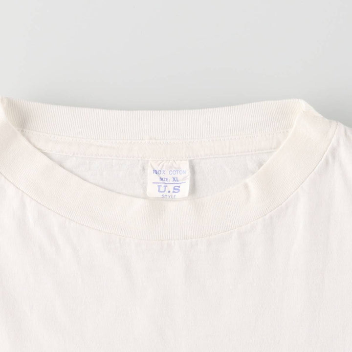 US STYLE INSTITUT LUMIERE Photo T-shirt Men's XL Vintage cotton white type Vintage Second Hand