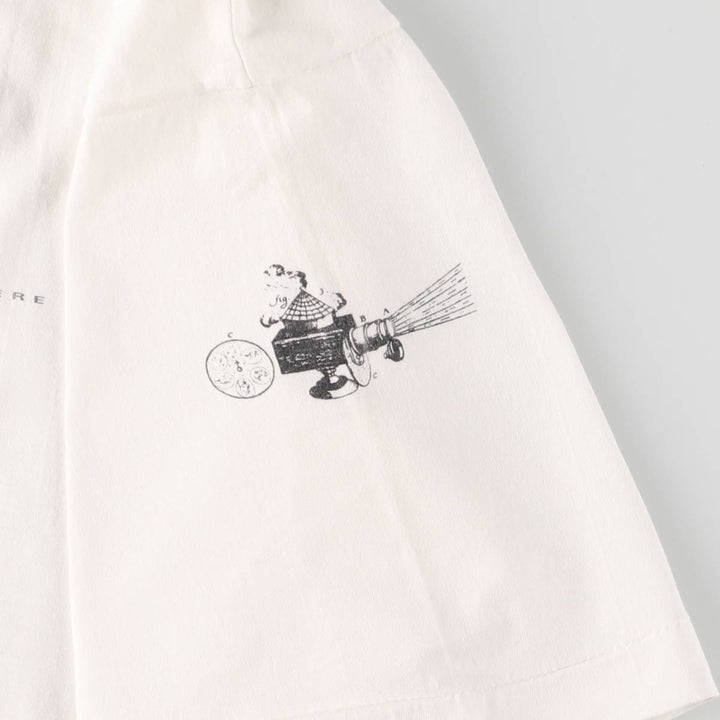 US STYLE INSTITUT LUMIERE Photo T-shirt Men's XL Vintage cotton white type Vintage Second Hand