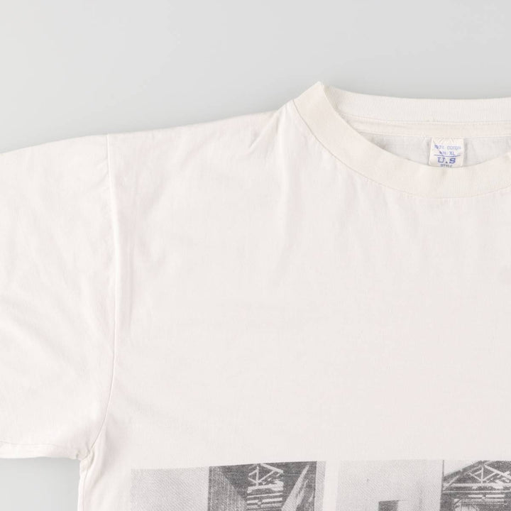 US STYLE INSTITUT LUMIERE Photo T-shirt Men's XL Vintage cotton white type Vintage Second Hand