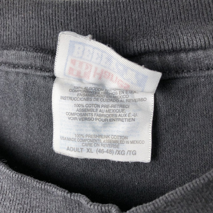 00'S Hanes BEEFY-T Printed T-shirt, Men's XL cotton black type Vintage Second Hand