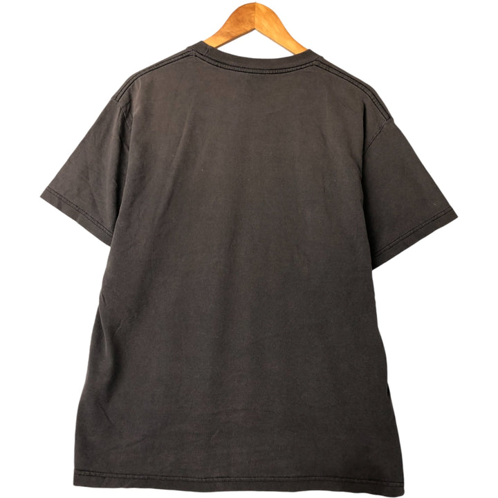 ALSTYLE Printed T-shirt, Men's L size cotton black type Vintage Second Hand