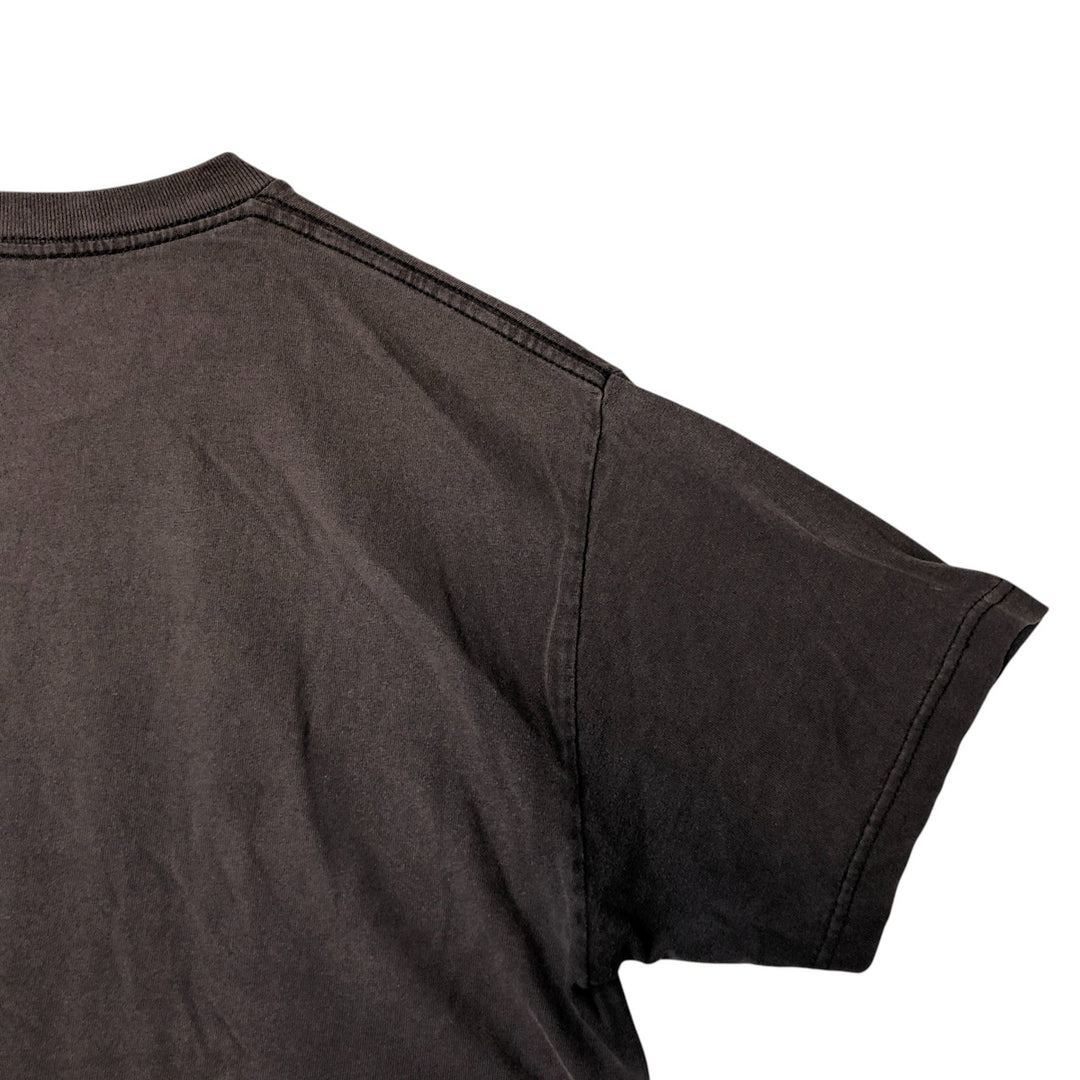 ALSTYLE Printed T-shirt, Men's L size cotton black type Vintage Second Hand