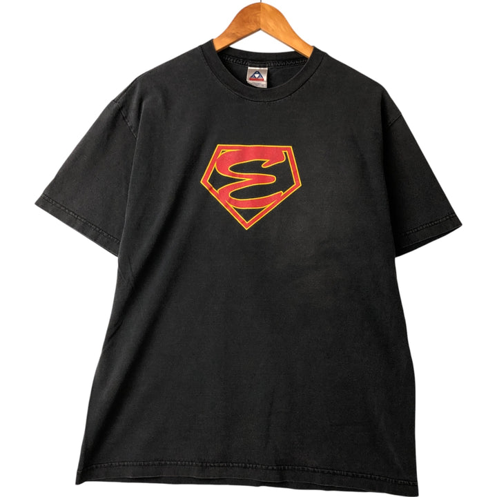 ALSTYLE Parody Print T-Shirt, Men's Size L cotton black type Vintage Second Hand