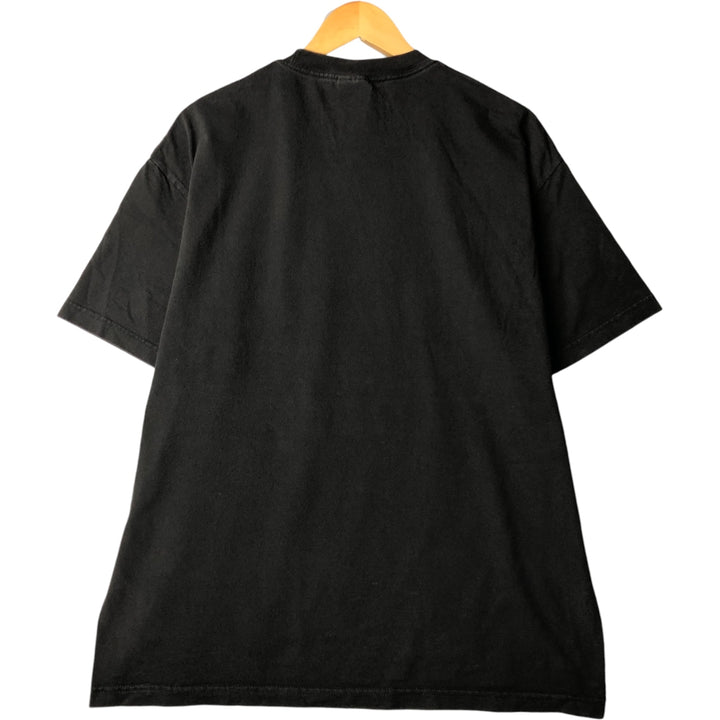 ALSTYLE Message Print T-Shirt Men's XL cotton black type Vintage Second Hand
