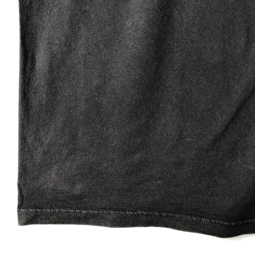 ALSTYLE Message Print T-Shirt Men's XL cotton black type Vintage Second Hand