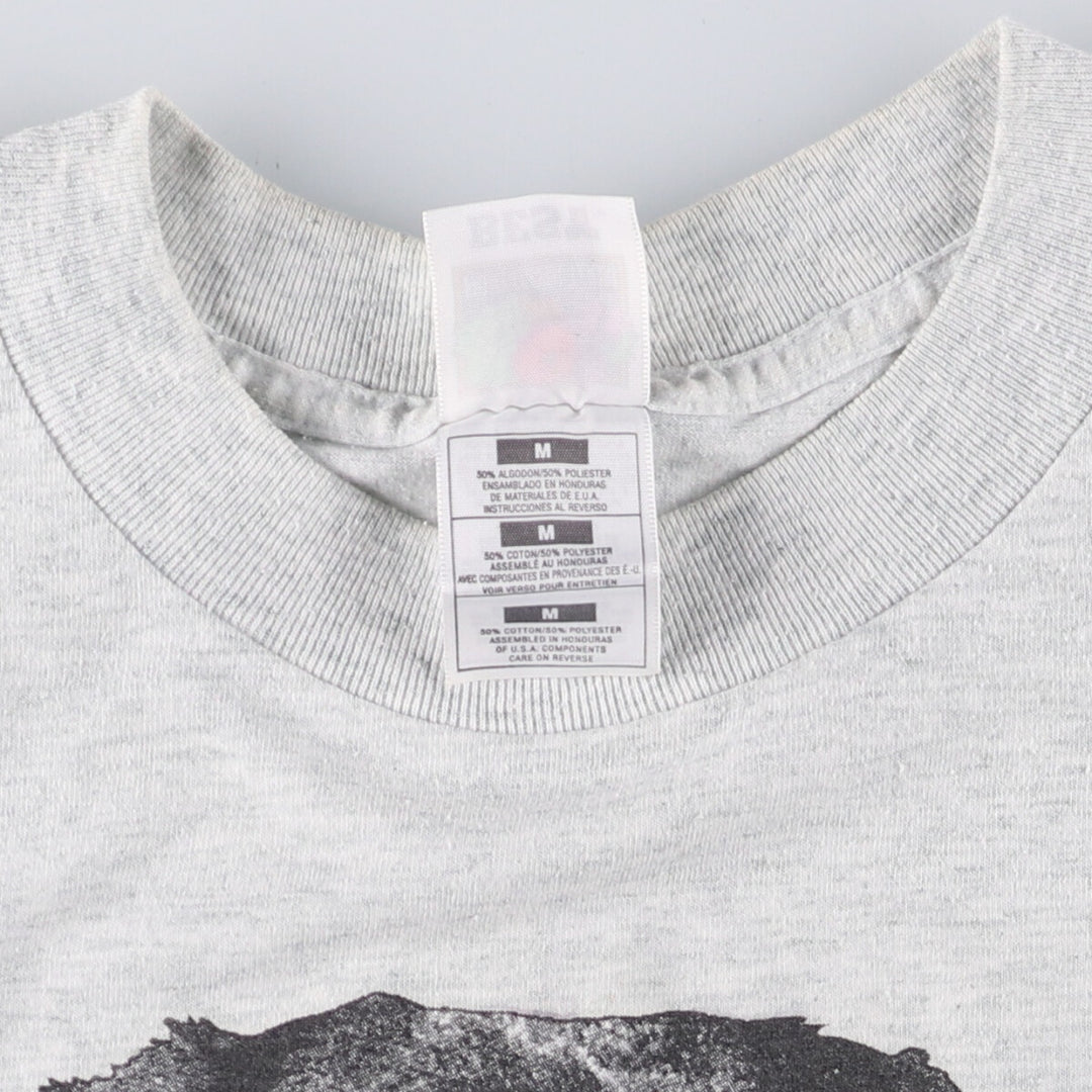 Fruit of the Loom LABRADOR Labrador Dog Print Animal T-Shirt, Men's Medium cotton gray type Vintage Second Hand