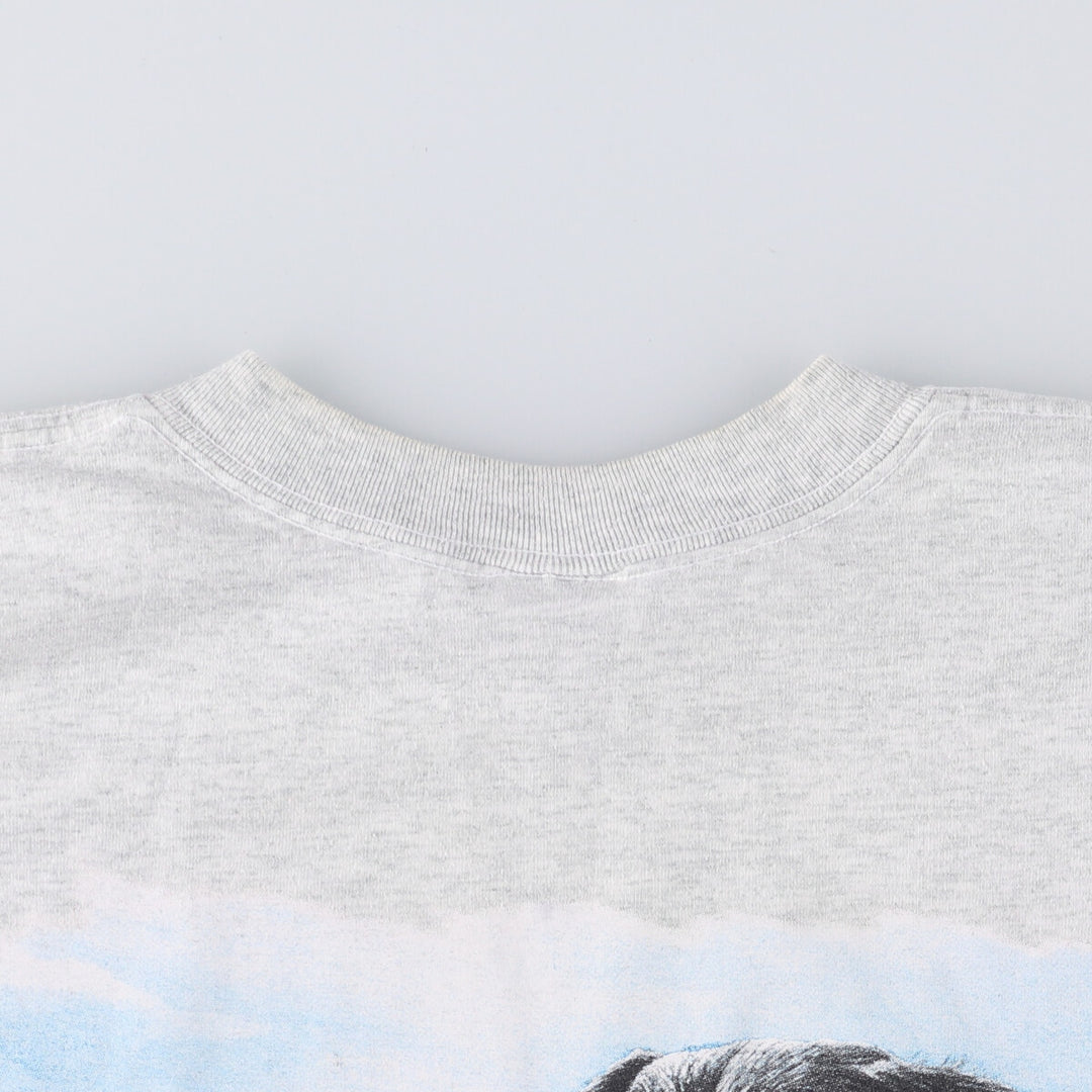 Fruit of the Loom LABRADOR Labrador Dog Print Animal T-Shirt, Men's Medium cotton gray type Vintage Second Hand