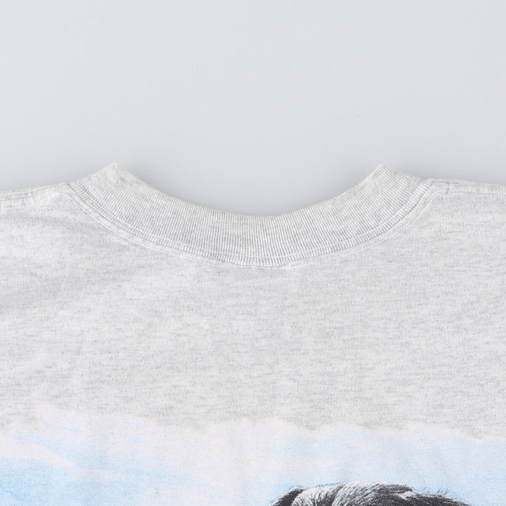 Fruit of the Loom LABRADOR Labrador Dog Print Animal T-Shirt, Men's Medium cotton gray type Vintage Second Hand
