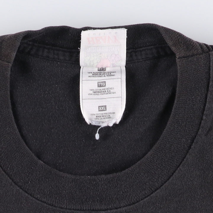 90'S Fruit of the Loom Animal T-shirt, Made in USA, Men's XXL, Vintage cotton black type Vintage Second Hand