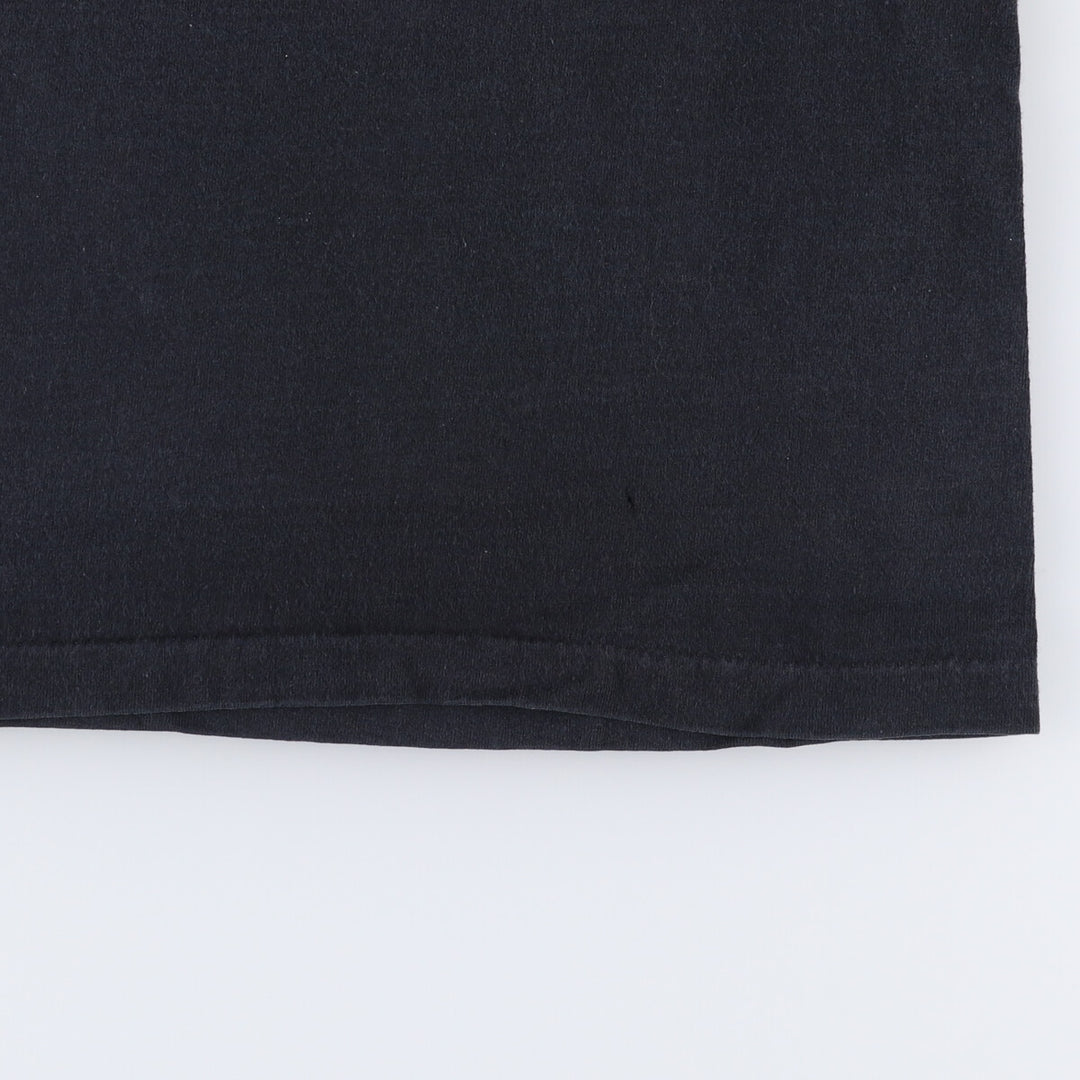 90'S Snake Pattern Python Pattern Animal T-shirt Men's XL Vintage unclear black type Vintage Second Hand