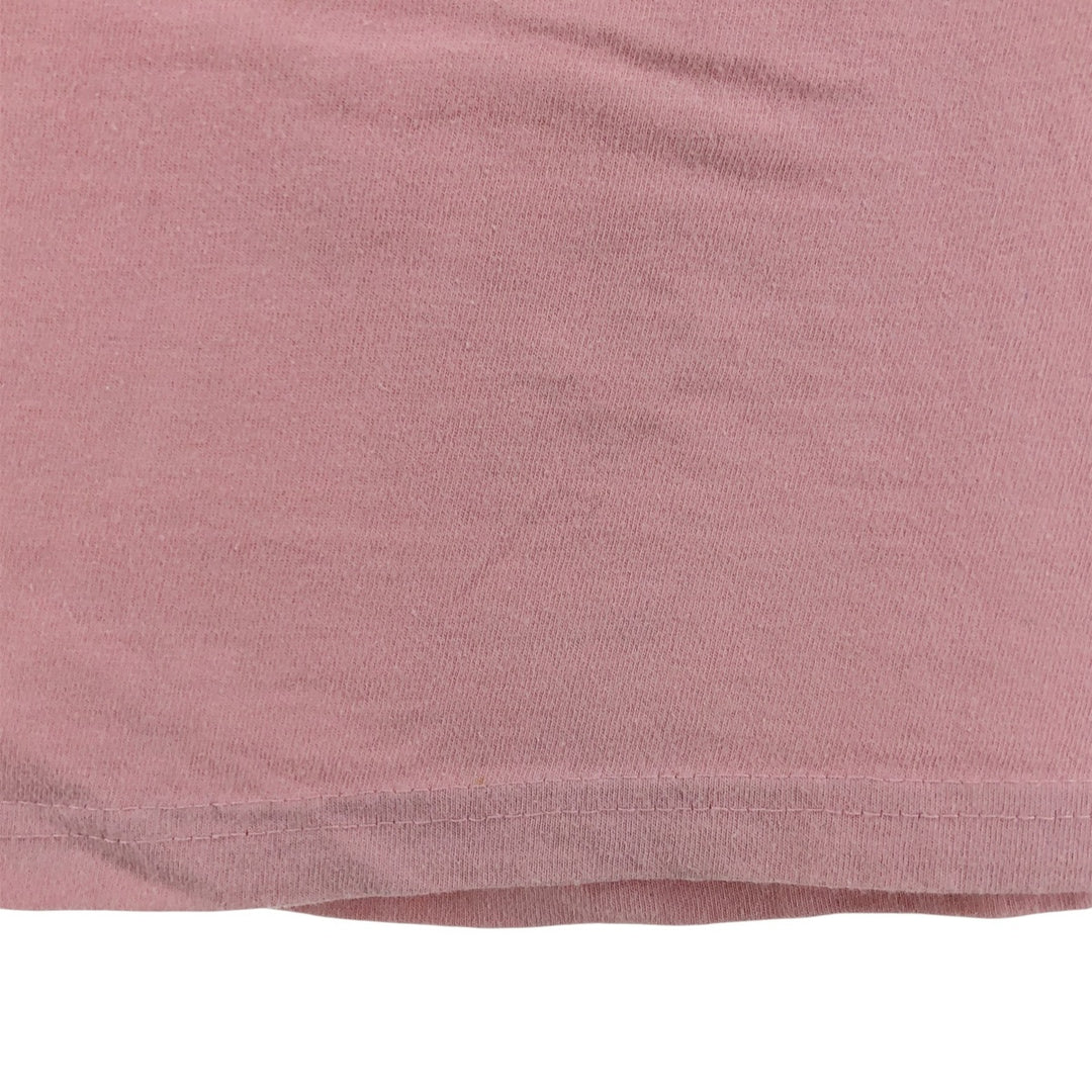 NIRVANA Nirvana Band T-shirt, Band T, Men's L size cotton pink type Vintage Second Hand