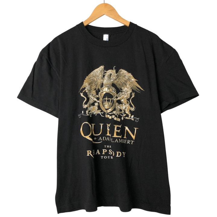 SUNA QUEEN Band T-shirt, Men's XL size cotton black type Vintage Second Hand