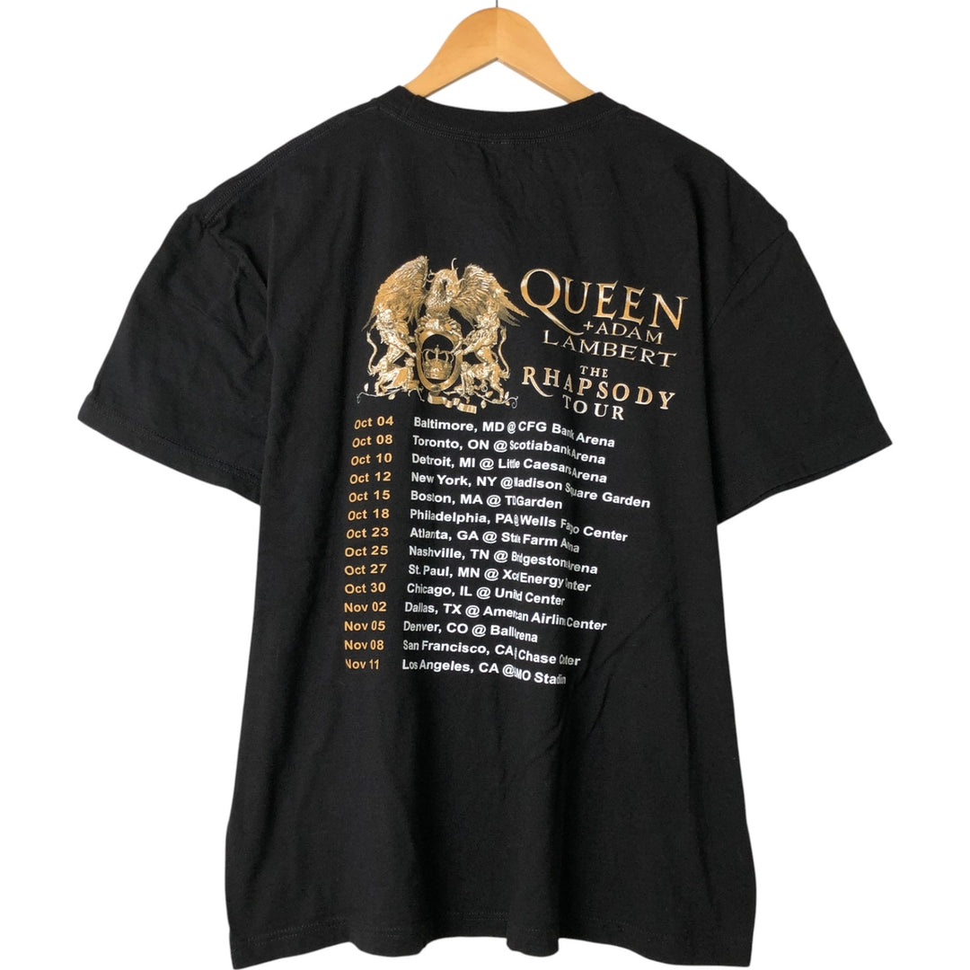 SUNA QUEEN Band T-shirt, Men's XL size cotton black type Vintage Second Hand