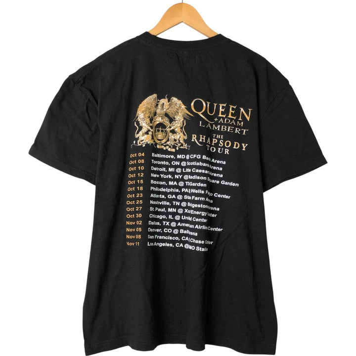 SUNA QUEEN Band T-shirt, Men's XL size cotton black type Vintage Second Hand