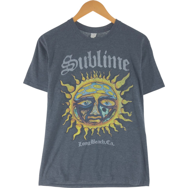 SUBLIME Band T-shirt, Men's M size cotton black type Vintage Second Hand