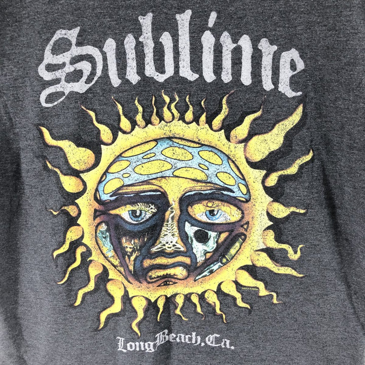 SUBLIME Band T-shirt, Men's M size cotton black type Vintage Second Hand