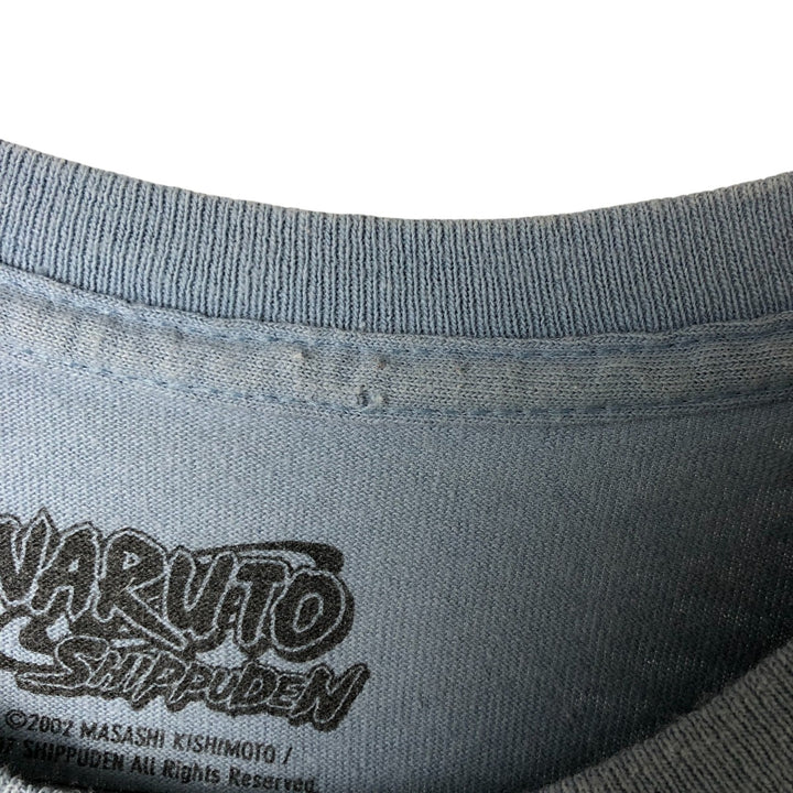 Primitive NARUTO SHIPPUDEN Orochimaru Anime Character Print T-Shirt, Men's Size L cotton Blue type light blue Vintage Second Hand