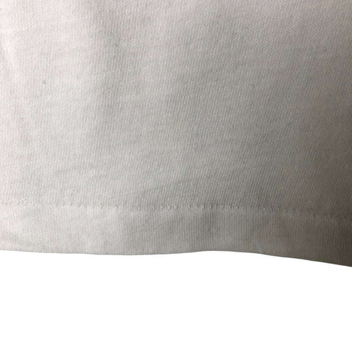 Vintage 1990'S Snoopy Woodstock character print T-shirt, men's size S unclear white type Vintage Second Hand
