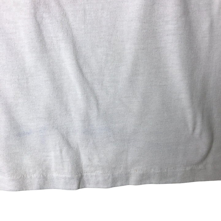 Vintage 1990'S Snoopy Woodstock character print T-shirt, men's size S unclear white type Vintage Second Hand