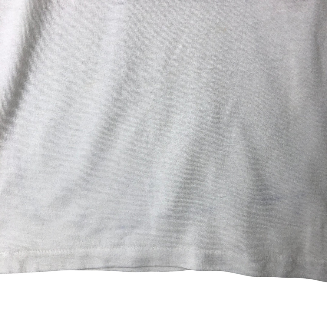 Vintage 1990'S Snoopy Woodstock character print T-shirt, men's size S unclear white type Vintage Second Hand
