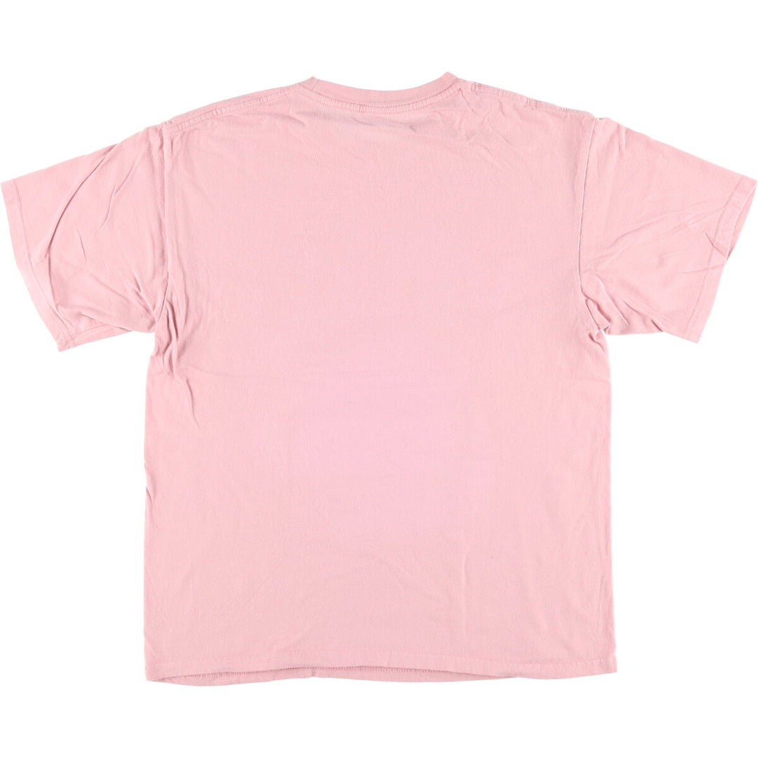 NIRVANA Nirvana Band T-shirt, Band T, Men's L size cotton pink type Vintage Second Hand