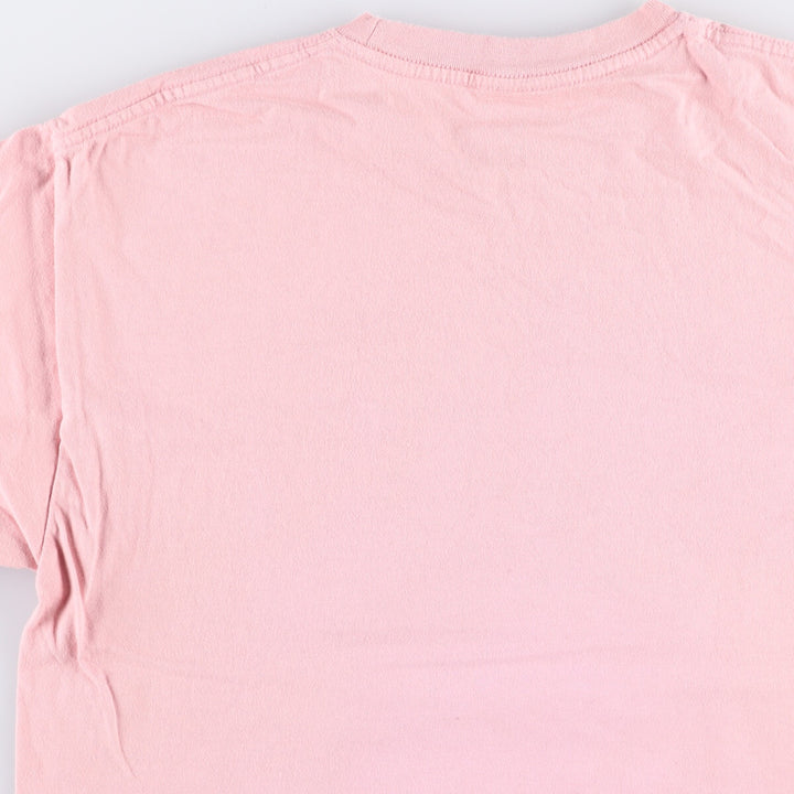 NIRVANA Nirvana Band T-shirt, Band T, Men's L size cotton pink type Vintage Second Hand