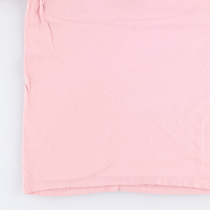 NIRVANA Nirvana Band T-shirt, Band T, Men's L size cotton pink type Vintage Second Hand