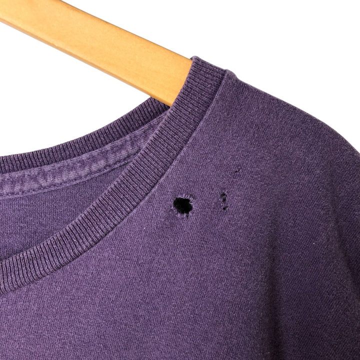 Vintage 90'S MICKY UNLIMITED MICKEY MOUSE Mickey Mouse character print T-shirt, women's size XL unclear purple type Vintage Second Hand