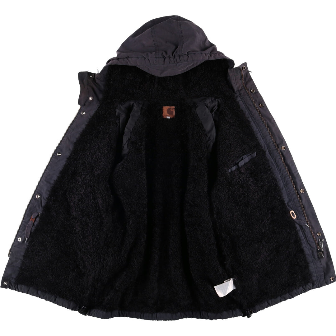 Carhartt Mentor Jacket, hooded, padded work jacket, men's size XL polyester black type Vintage Second Hand