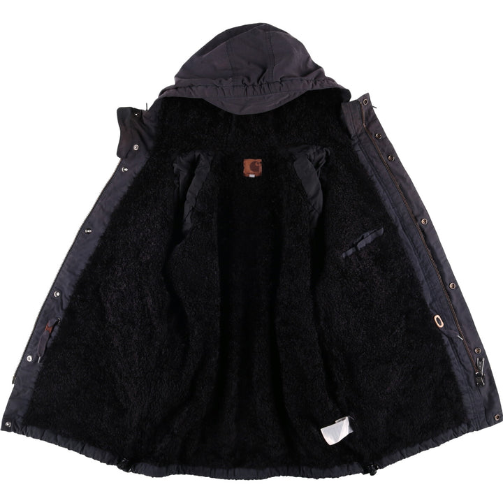 Carhartt Mentor Jacket, hooded, padded work jacket, men's size XL polyester black type Vintage Second Hand