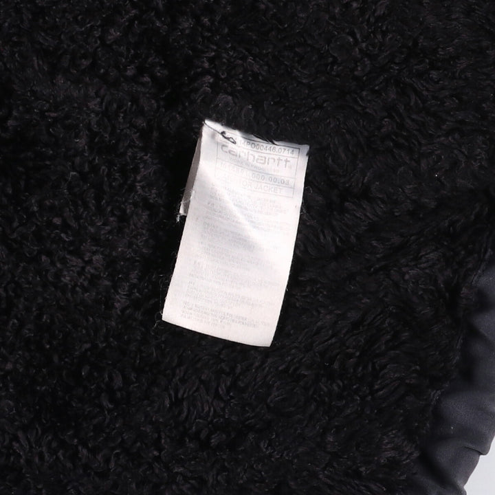 Carhartt Mentor Jacket, hooded, padded work jacket, men's size XL polyester black type Vintage Second Hand