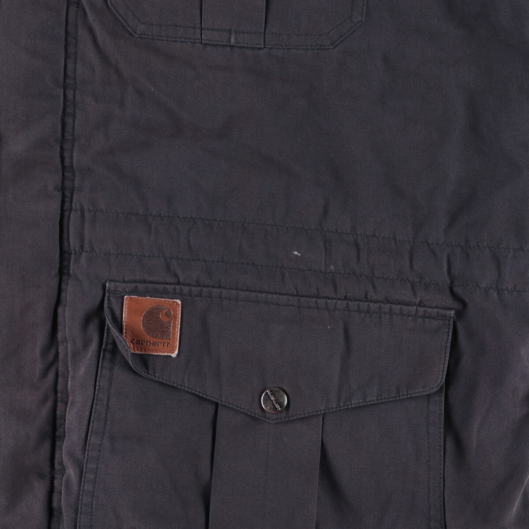 Carhartt Mentor Jacket, hooded, padded work jacket, men's size XL polyester black type Vintage Second Hand